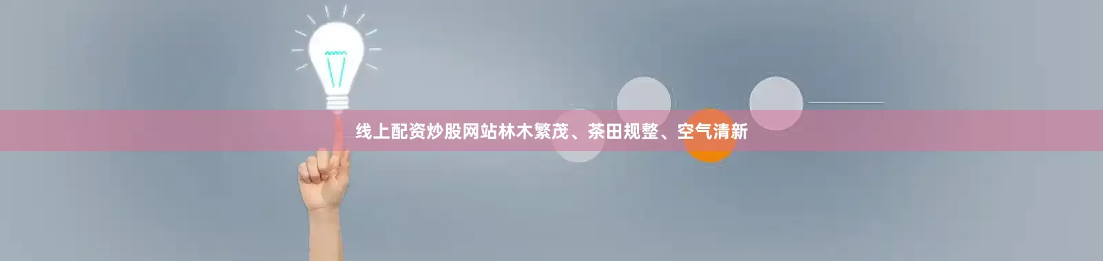 线上配资炒股网站林木繁茂、茶田规整、空气清新